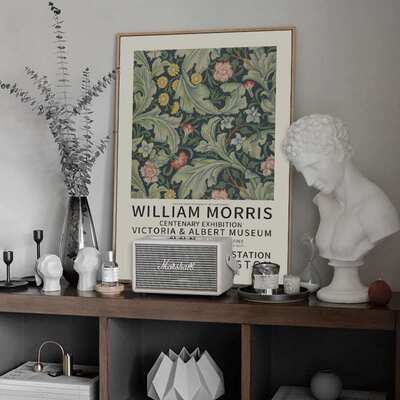 William Morris威廉·莫里斯的印花装饰画北欧朵卧室咖啡馆挂画