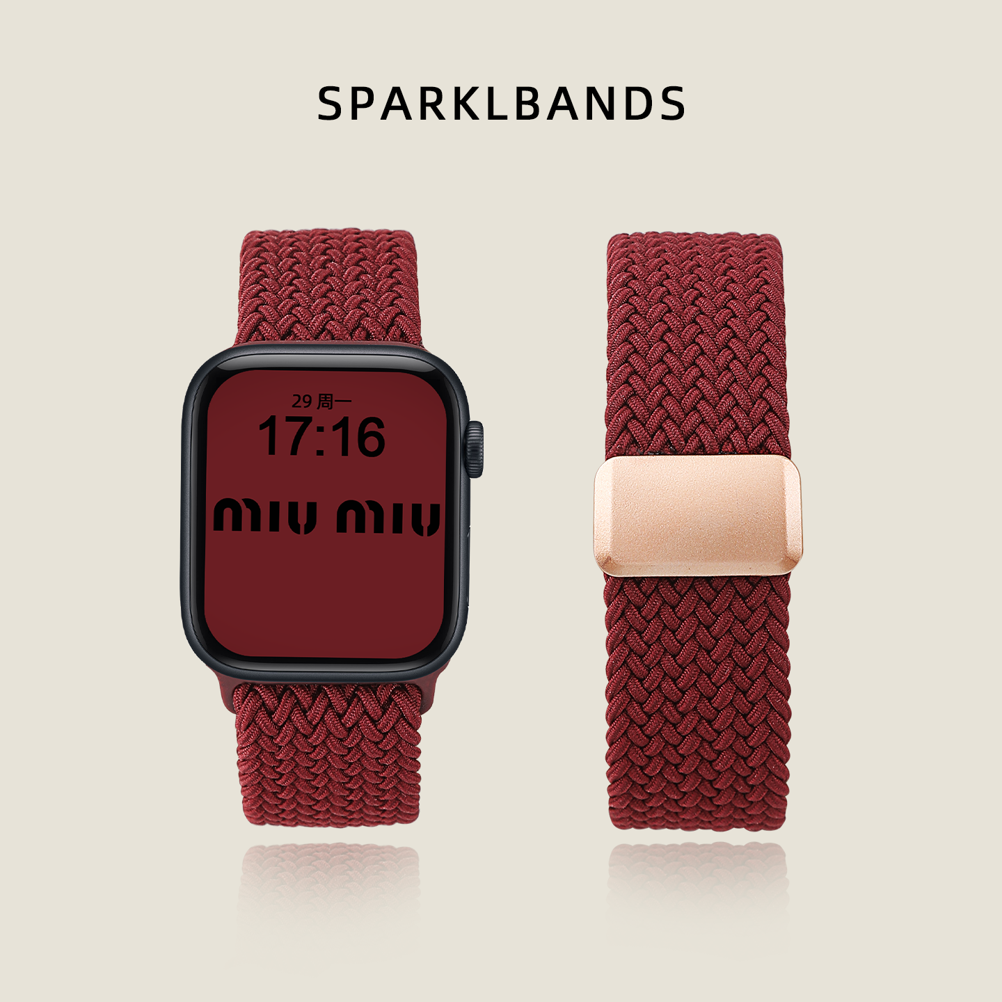 sparklbands适用iwatch10表带