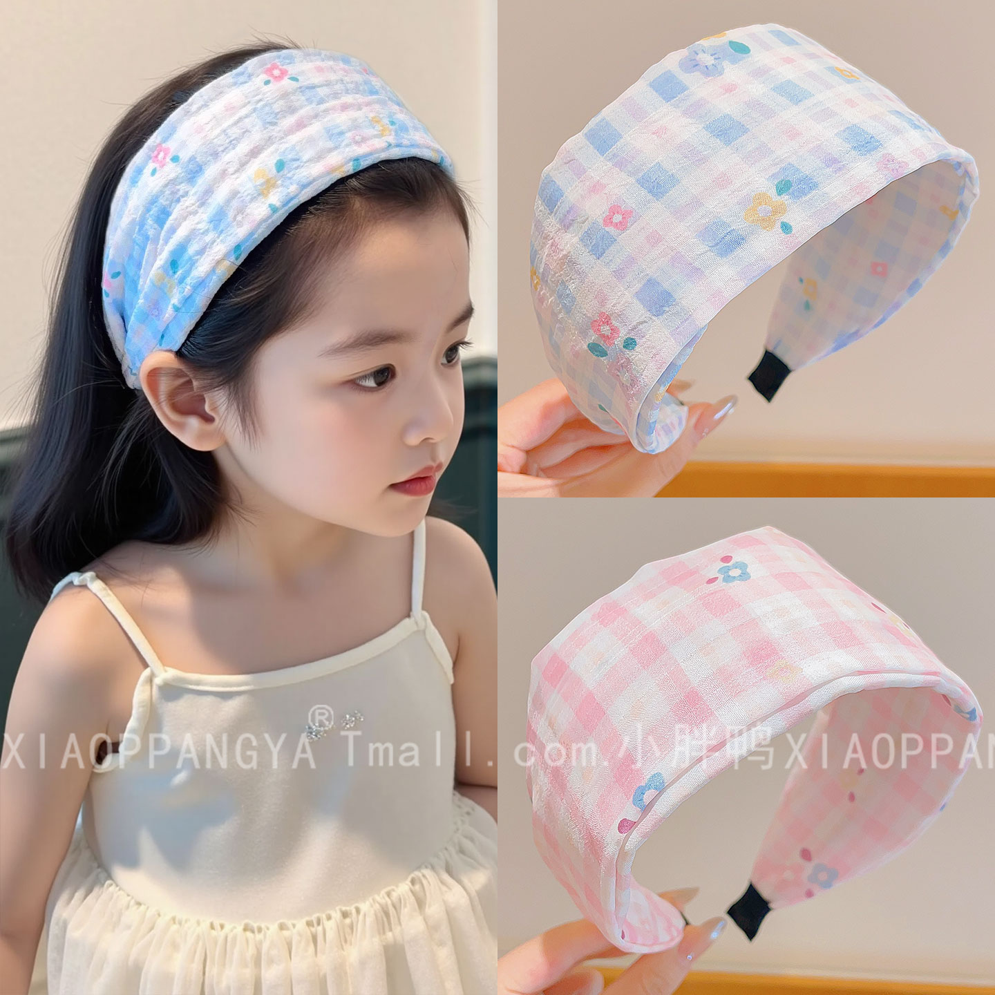 甜美加宽碎发整理发箍可爱女宝