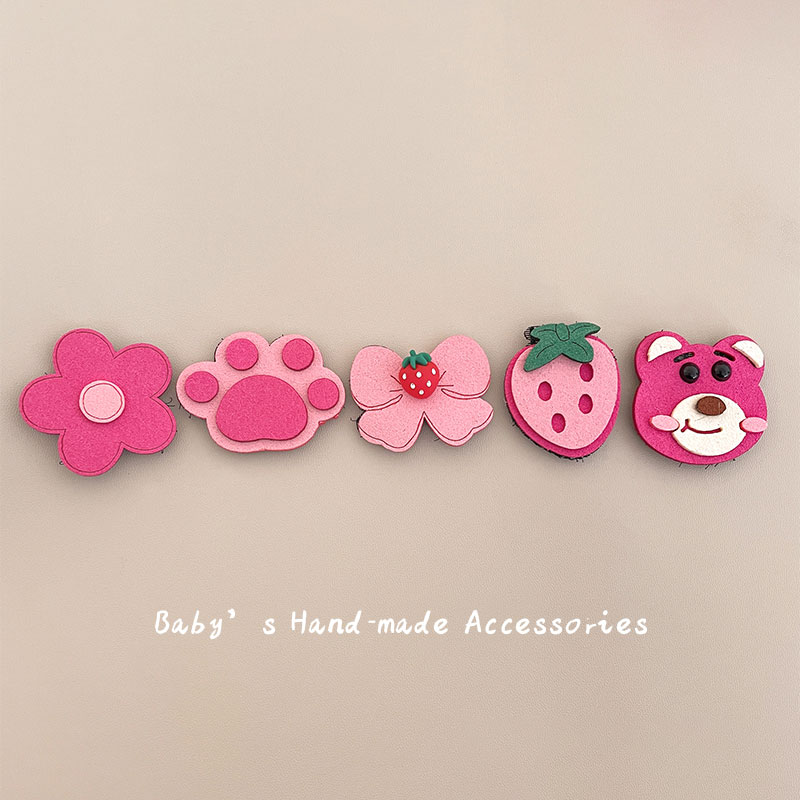 婴幼儿魔术贴不伤发发饰宝宝发卡