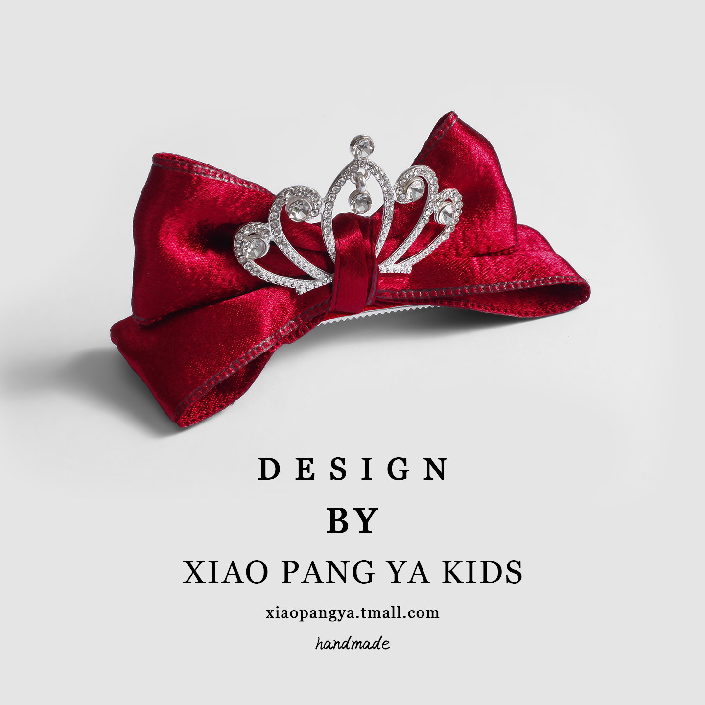 新年儿童发夹发卡蝴蝶结皇冠发夹