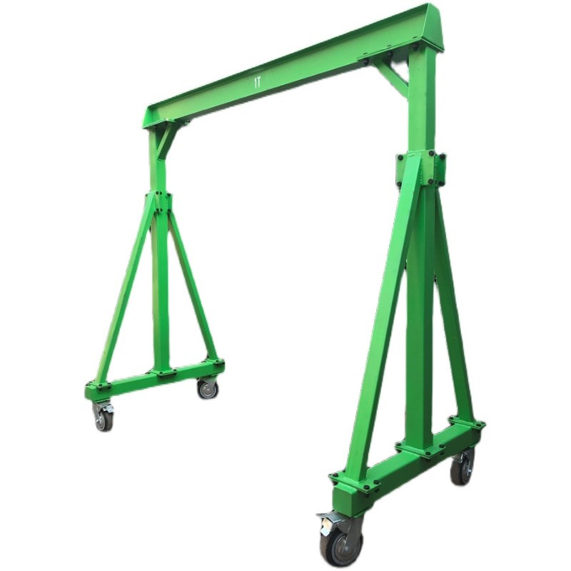 龙门架移动小型龙门吊p起重拆卸无轨电动工地吊车升降吊架吊机航