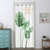 免打孔门帘隔断帘遮煞冬季 保暖挡风隐私家用厕所厨房W卫生间布帘