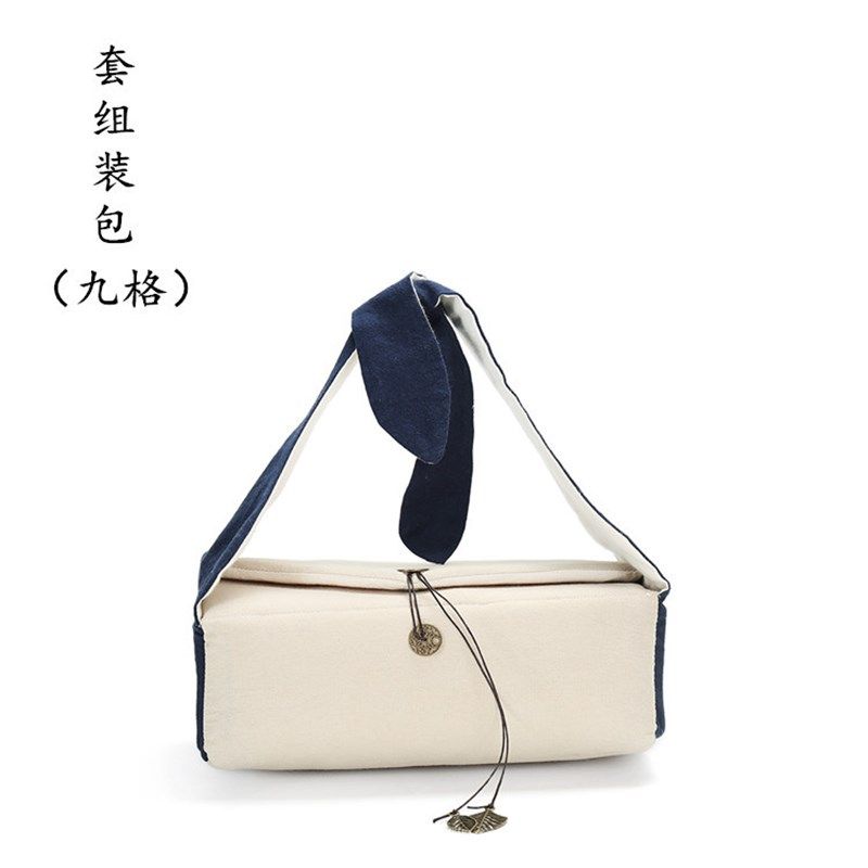 旅行茶具收纳包一壶六杯中式棉麻复古布袋便O携包旅游户外手提布,餐饮具,茶道/零配,淘宝优惠券,粉丝福利购,淘宝优惠卷