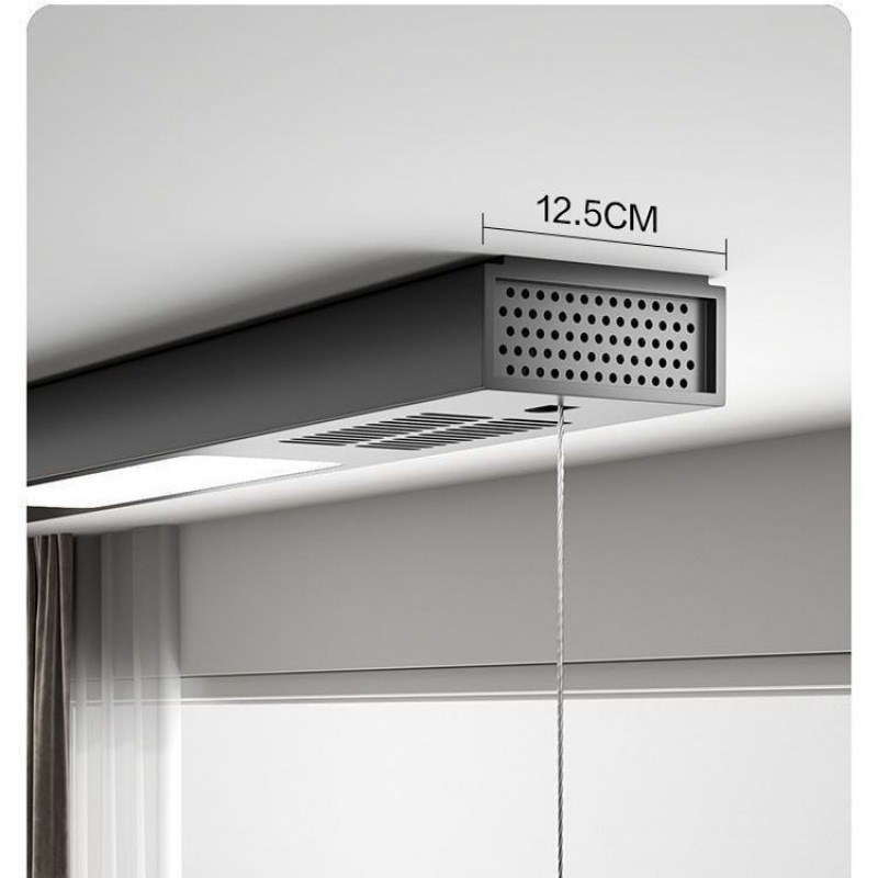 电动晾衣架单杆式遥控自动伸缩升降阳台家用小户型明装Z智能晒衣