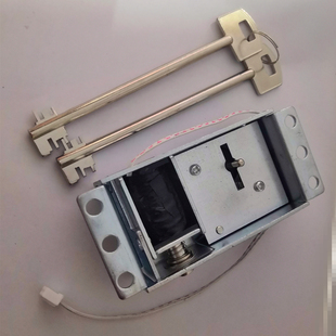 厂家直销带应急i钥匙的叶片电磁铁 枪柜磁力锁 保险箱配件 电磁阀