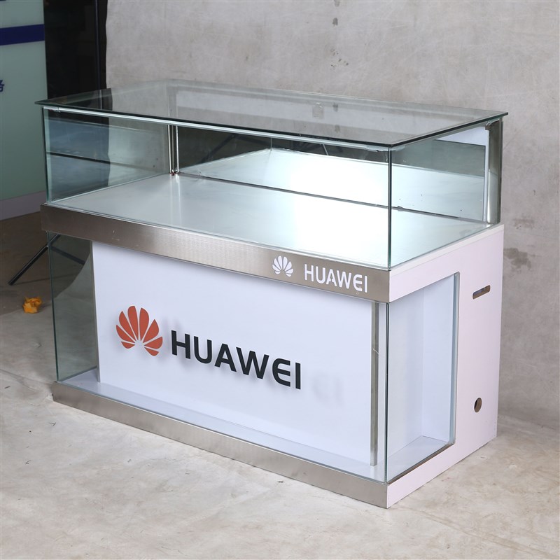 手机工作台木柜台玉器烤漆玻璃木柜展柜珠宝商用手V机柜新手机柜