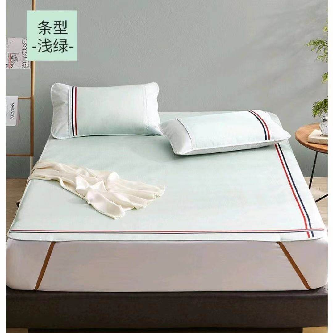 夏季儿童床冰丝凉席两件套0.9米1B.2米床家用儿童房学校宿舍专用,床上用品,冰丝席,淘宝优惠券,粉丝福利购,淘宝优惠卷