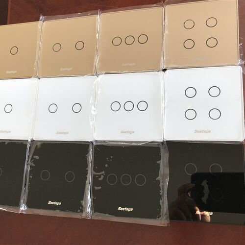 单火线智能触摸开关 智能w开关 触摸面板开关 单火线智能开关