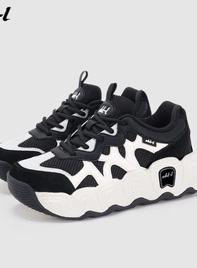 【沈腾同款】ABT-L面包老爹鞋2026新款男女厚底增高休闲运动鞋