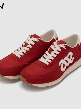 ABT-L经典复古撞色圆头德训鞋女2026春季新款休闲运动板鞋阿甘鞋