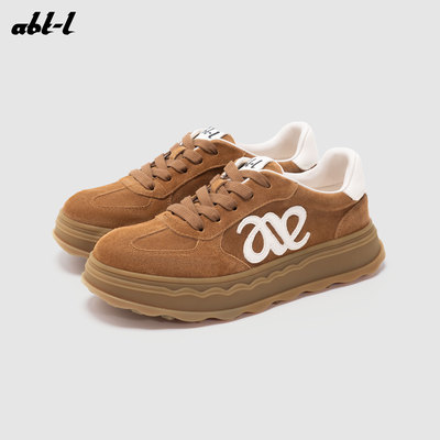 ABT-L复古撞色厚底增高德训鞋女