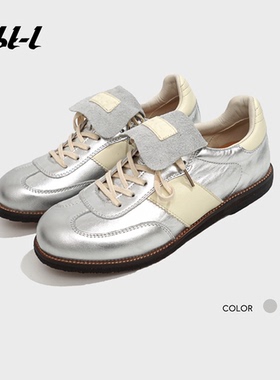 ABT-L【赵昭仪张艺凡同款】擦色做旧复古德训板鞋女芭蕾休闲鞋子