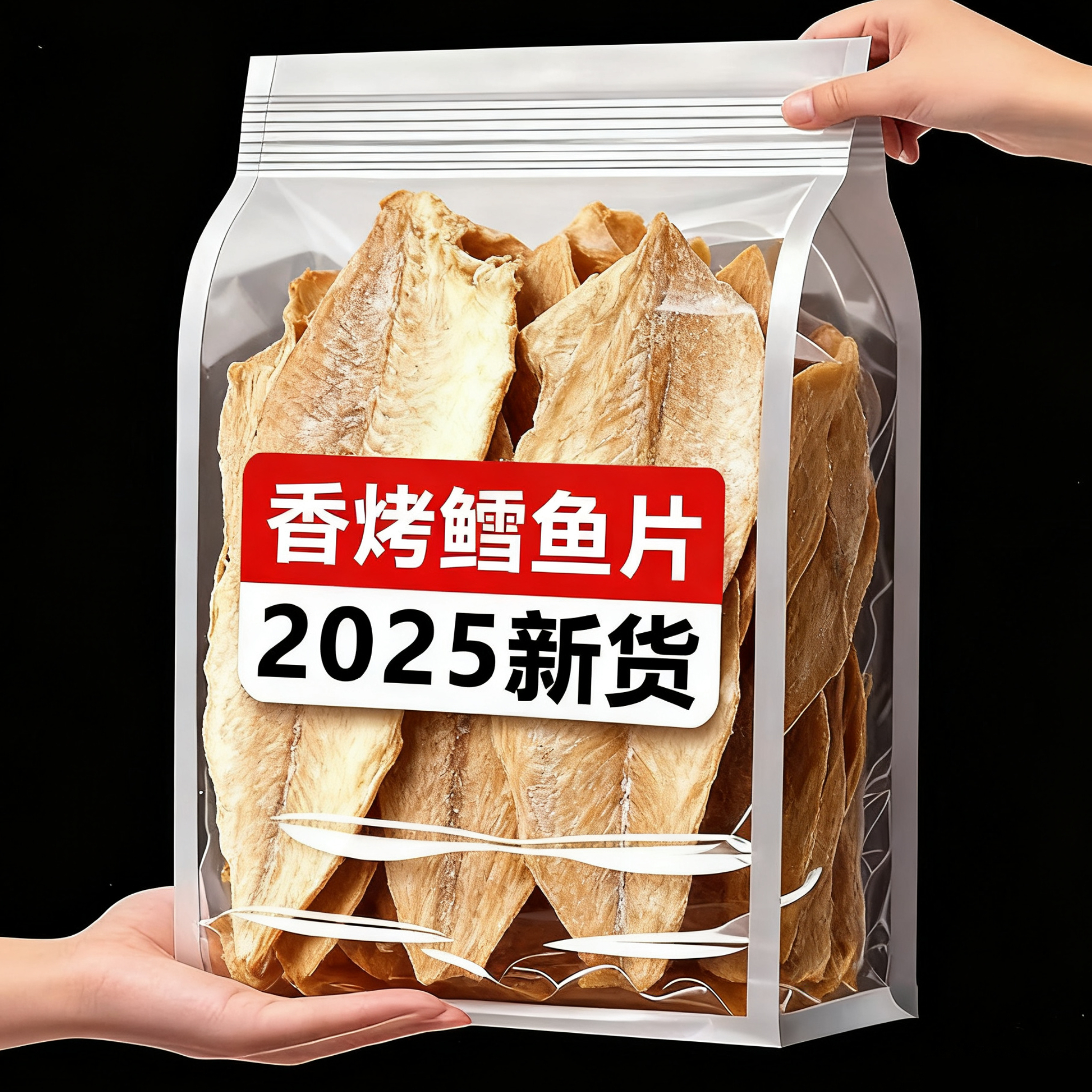 烤鱼片鱼片干鳕鱼片无添加青岛特产鱼片即食海鲜孕妇零食海味小吃