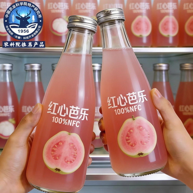 农科院推荐！100%NFC红心芭乐汁清甜饮料果汁饮品瓶夏季露营清爽