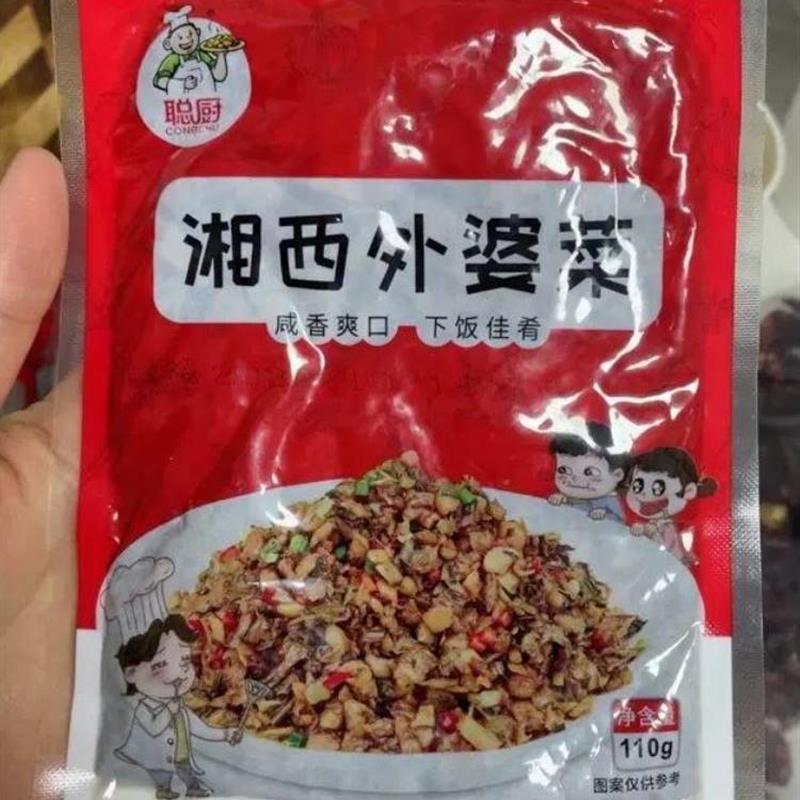 新货聪厨湘西外婆菜湖南特产配菜下饭好搭档半成品需炒制爽口咸菜