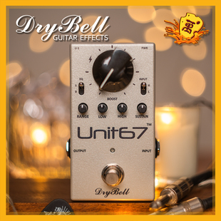 DryBell压缩Unit67推子Boost均衡EQ清音激励cali76吉他单块效果器