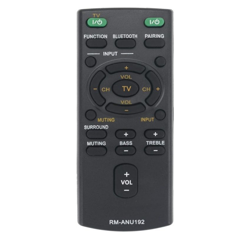 适用ZAP索尼Sony音箱遥控器 RM-ANU192 HT-CT60BT SA-CT60BT SA