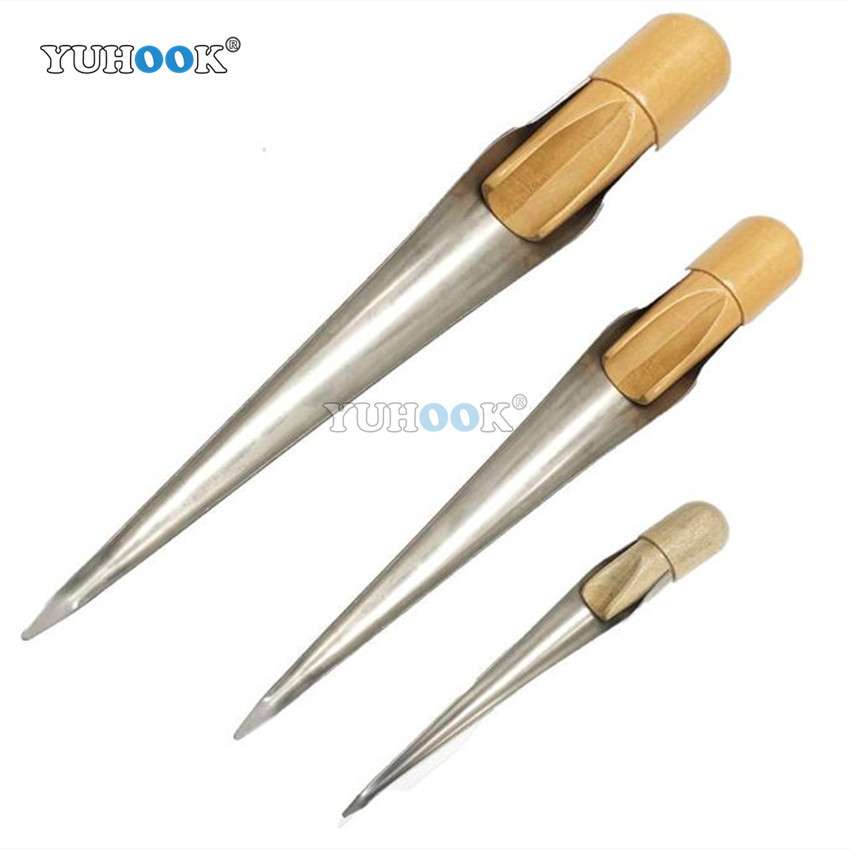 不锈钢304挑绳锥木柄塑料柄穿绳器 挑绳器 锚绳用splicing spike