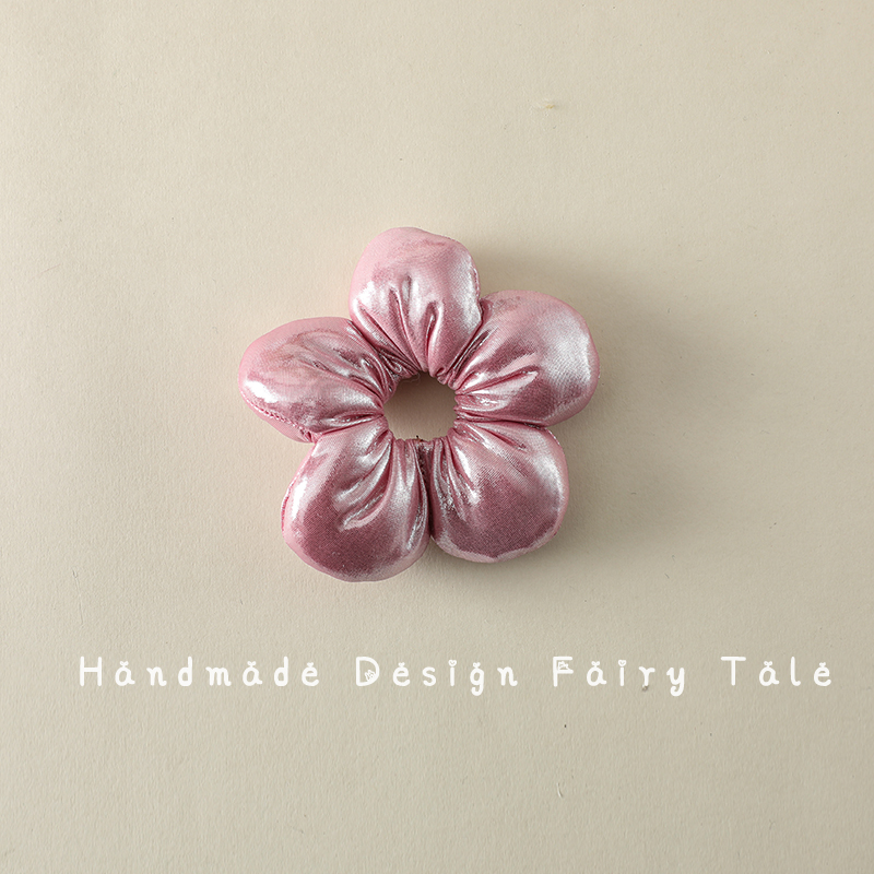 朵拉童话韩版小女孩立体花朵肠圈发饰女宝宝甜美头绳发圈头饰发绳