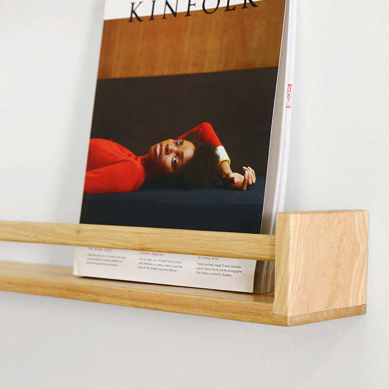 纳谷简约实木置物架客厅墙上壁挂墙面隔板储物架托架一字隔板层架