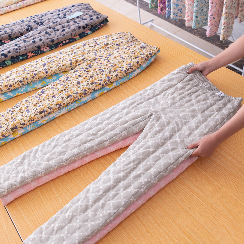 棉花手工女士棉裤 妈妈加厚内穿保暖裤 成人弹力修身裤子冬季