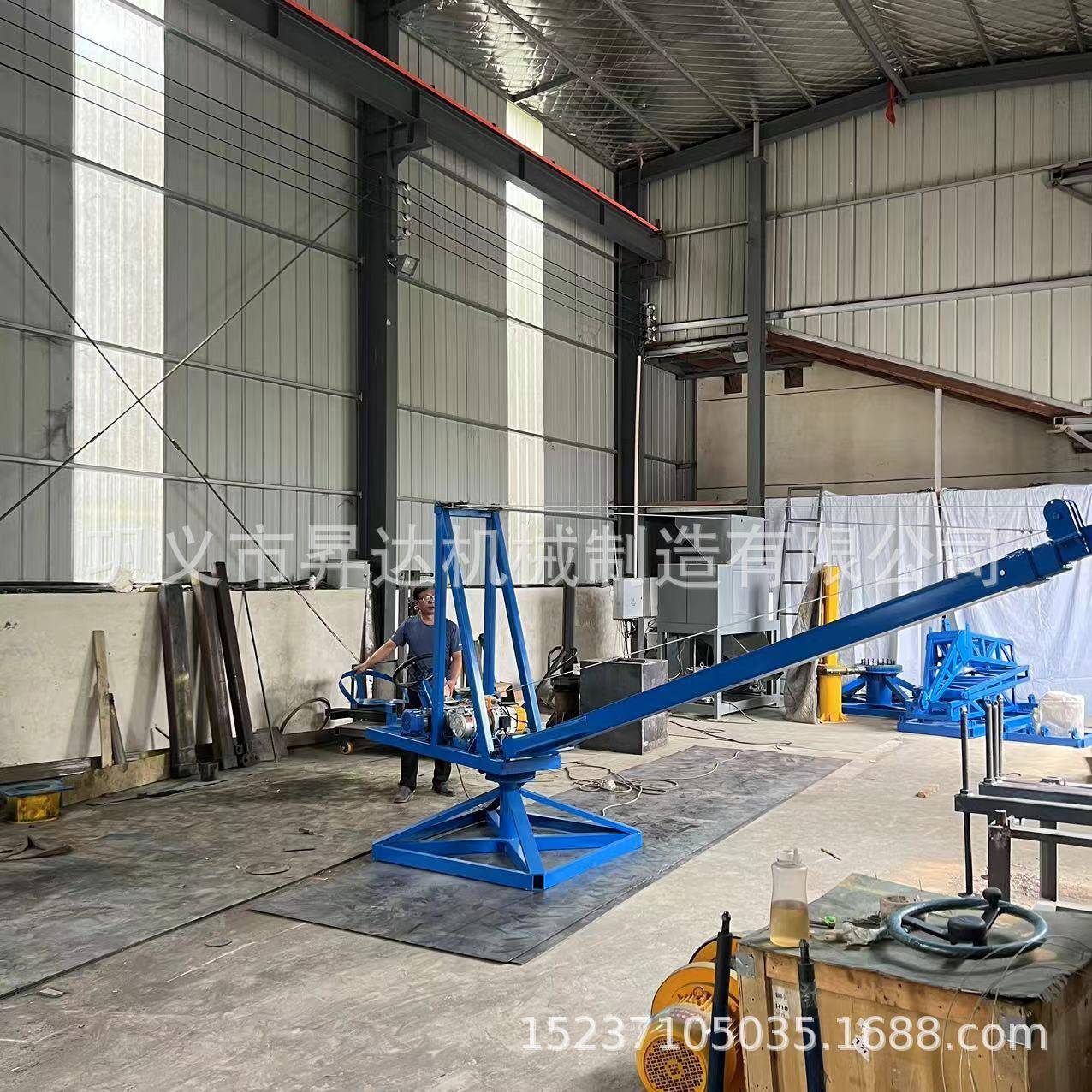 码头起重小吊机建筑工厂仓库车间港口装卸吊运机鱼塘吊鱼机