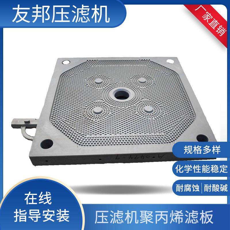压滤机滤板800聚丙烯1000厢式滤板1250压泥板1500广西厂家