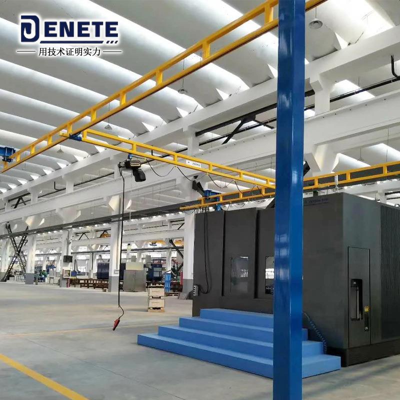 苏州柔性轻型组合系统起重机1T刚性轨道悬臂吊柔性