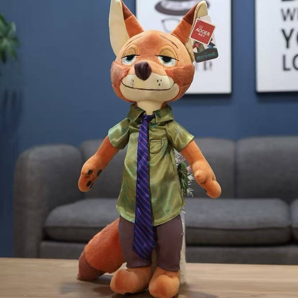 疯狂动物城朱迪尼克狐狸毛绒公仔