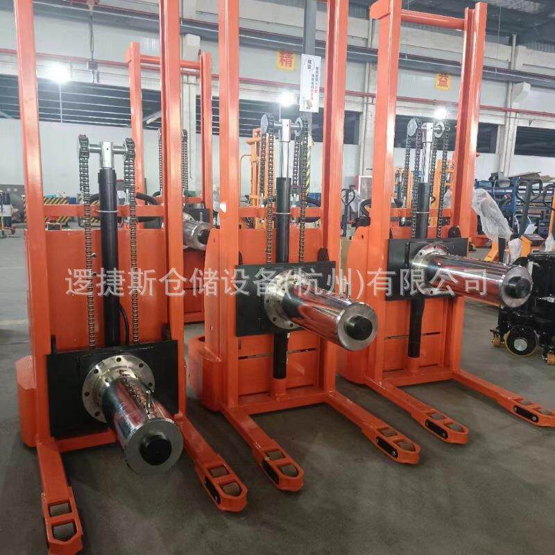 非标全半电动单臂车串杆车炮筒堆高叉纸筒卷膜自动车单WBV轴上料