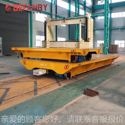 低压轨道供电电动平EFF平车智遥控载重转运持运续行轨能道运输板