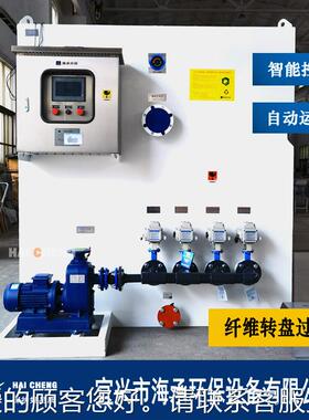 IIX纤维转盘滤过滤器 高品质纤转盘 滤滤维池布高效过 出水效果好