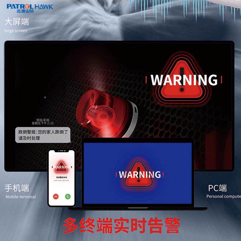 毫波达智能跌倒监测仪低误FP1报无需穿戴 实时报警跌倒 雷监米测