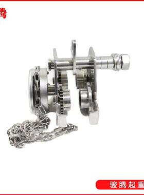 0不锈钢手拉小车防腐防尘单LLE轨电4动款无需3电源手动小工字钢车