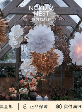 瑞典直邮Watt & Veke北欧圣诞星星灯结构感纸灯装饰氛围装饰灯