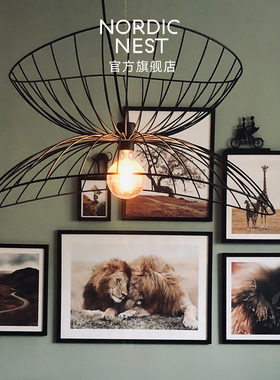 北欧之巢Globen Lighting Ray草帽吊灯法式客厅餐厅简约创意艺术