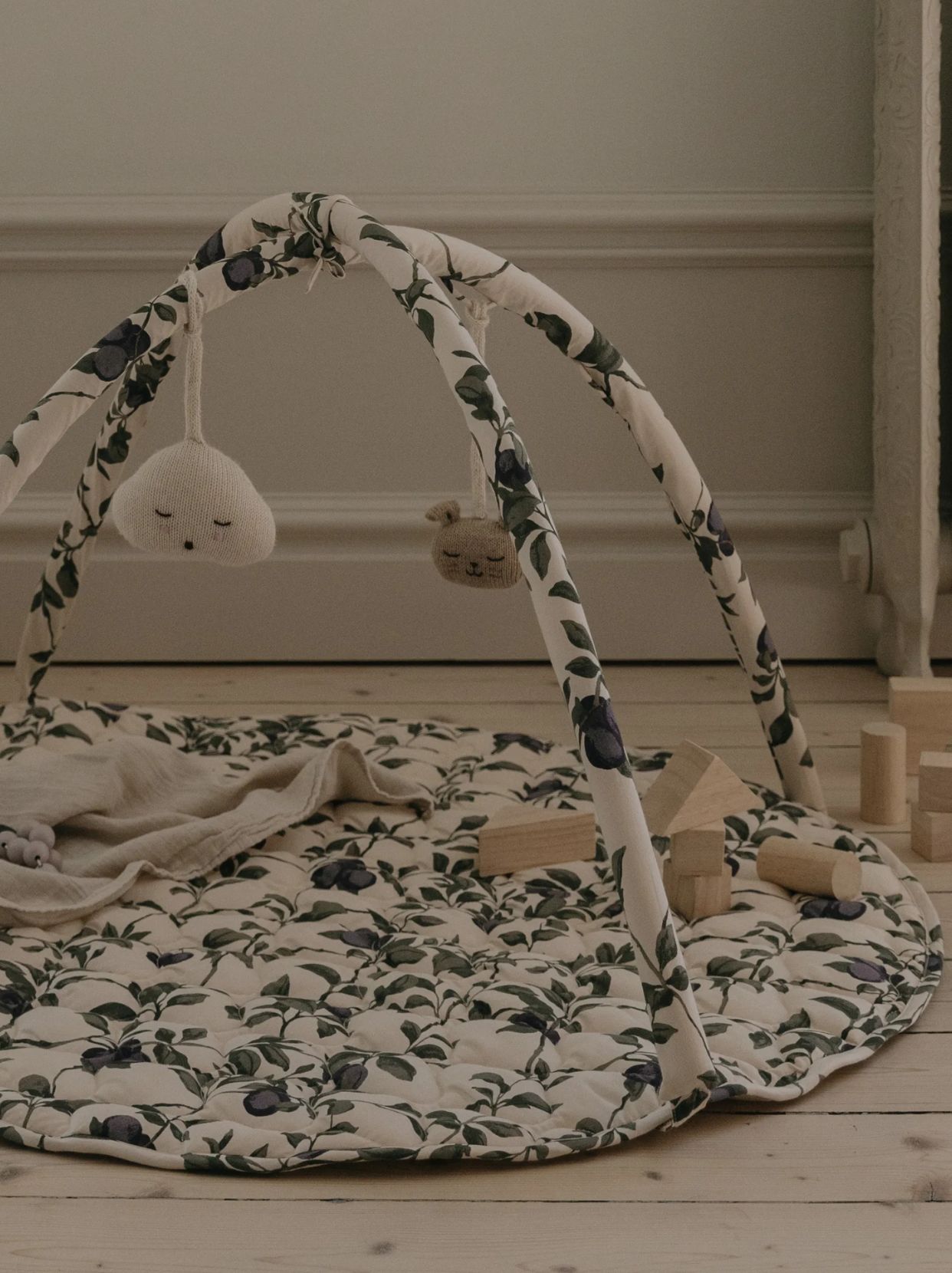 瑞典直邮Garbo and friends新生儿婴幼儿床中床游戏垫可挂玩偶