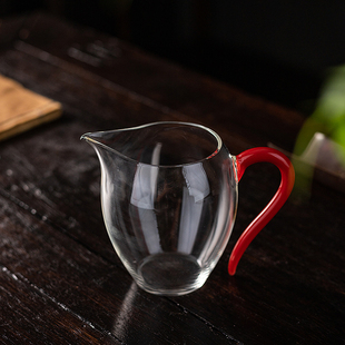 汝红怡然公道杯耐高温手工耐热玻璃玻璃茶海家用分茶器匀杯