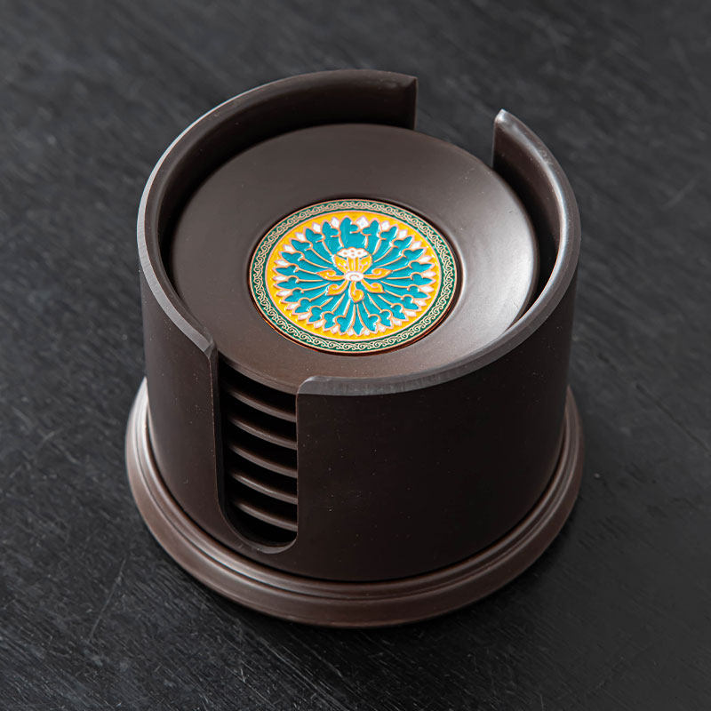 电木杯垫套装茶道隔热垫杯托办公室功夫茶具配件家用防滑防烫茶托