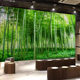 竹林大自然森林背景墙壁纸民宿客厅服装 店直播间壁画竹子防潮墙布