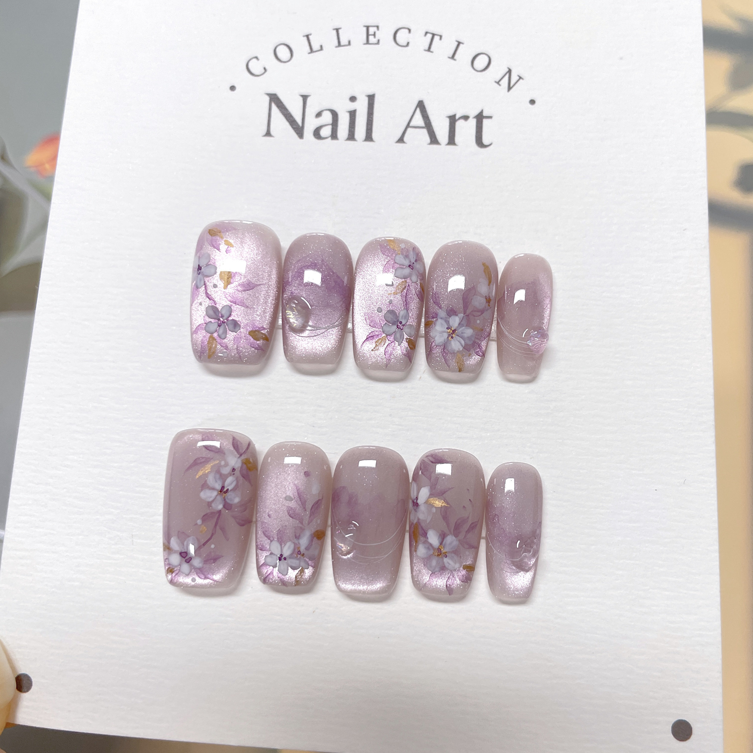 【朦胧】纯手工穿戴甲美甲,彩妆/香水/美妆工具,穿戴甲/甲片,淘宝优惠券,粉丝福利购,淘宝优惠卷