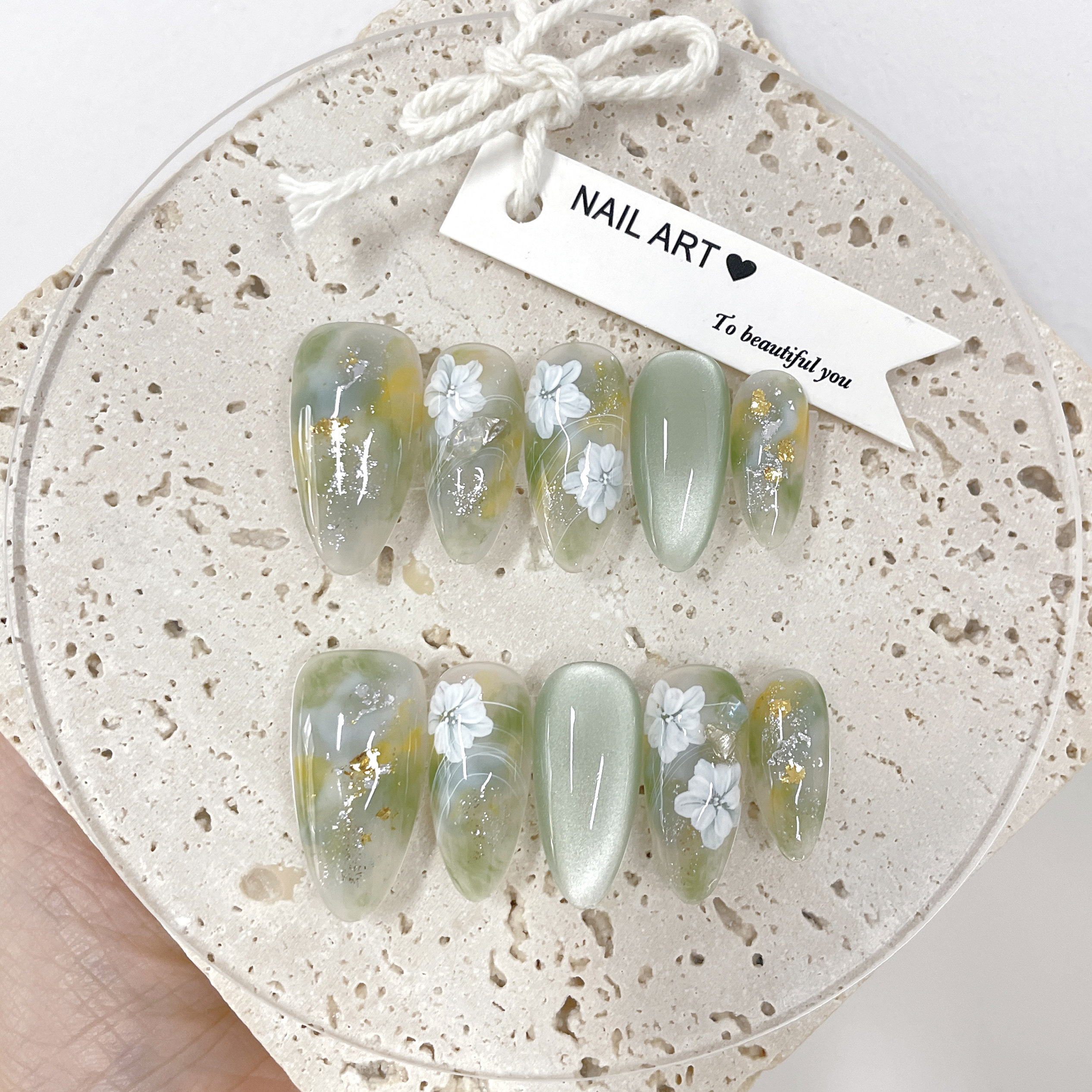 【翠漪】纯手工穿戴甲美甲,彩妆/香水/美妆工具,穿戴甲/甲片,淘宝优惠券,粉丝福利购,淘宝优惠卷