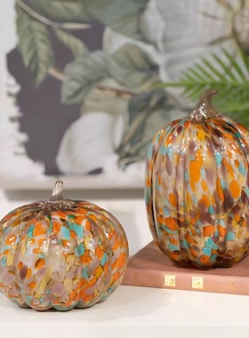 好寓意南瓜摆件家居装饰品高颜值