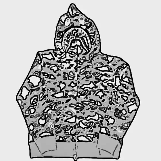 Bp Ape Shark Hoodie Shark Hoodie