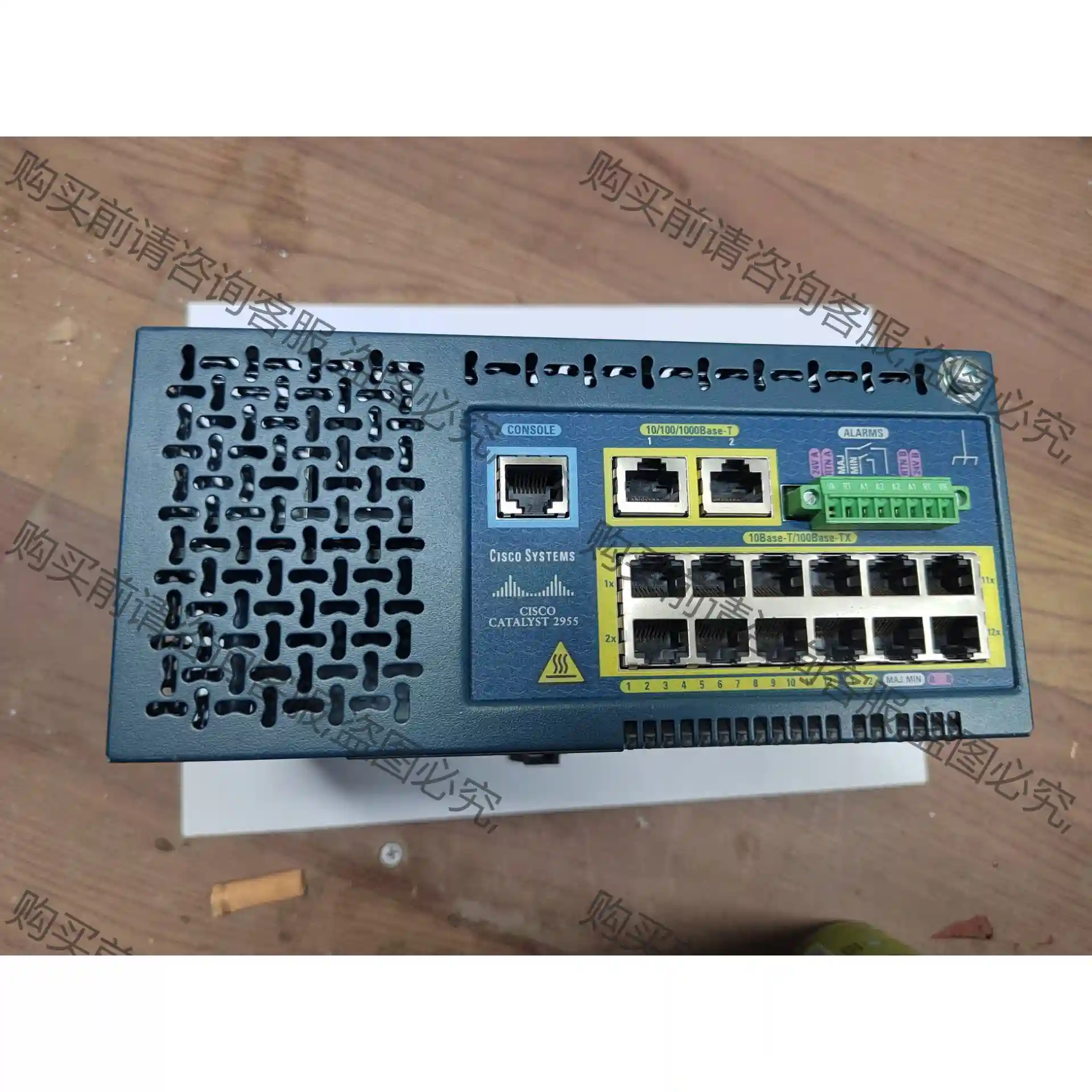 思科CISCOWS-C2955C-12 2955C工业交换机 先议价 拆机货包好