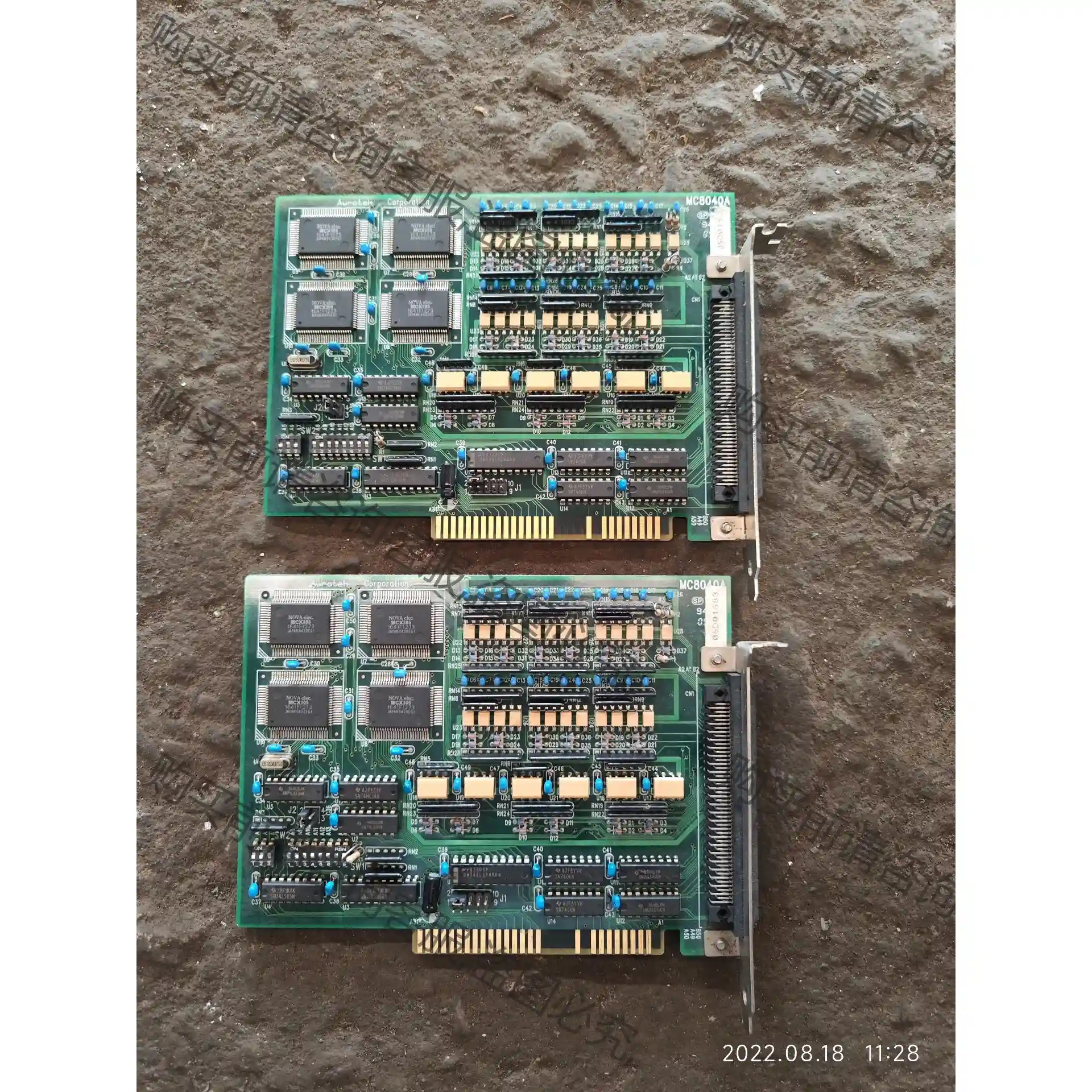 Aurotek 和椿 MC8040A 运动控制卡两张，实图 先议价 拆机货包好