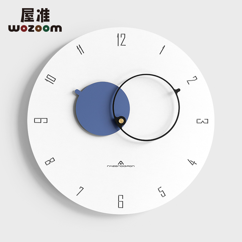 屋准现代简约餐厅装饰钟表