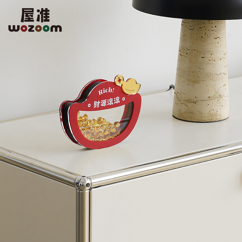 WOZOOM屋准财源滚滚创意摆件客厅电视柜招财装饰品乔迁开业礼物