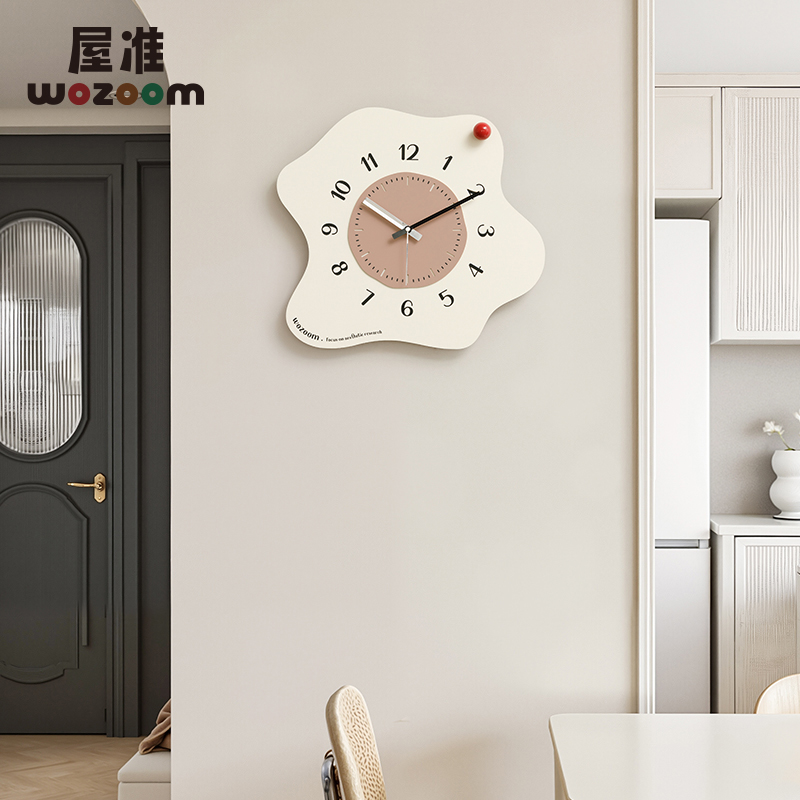 【新品特惠】客厅奶油风挂钟